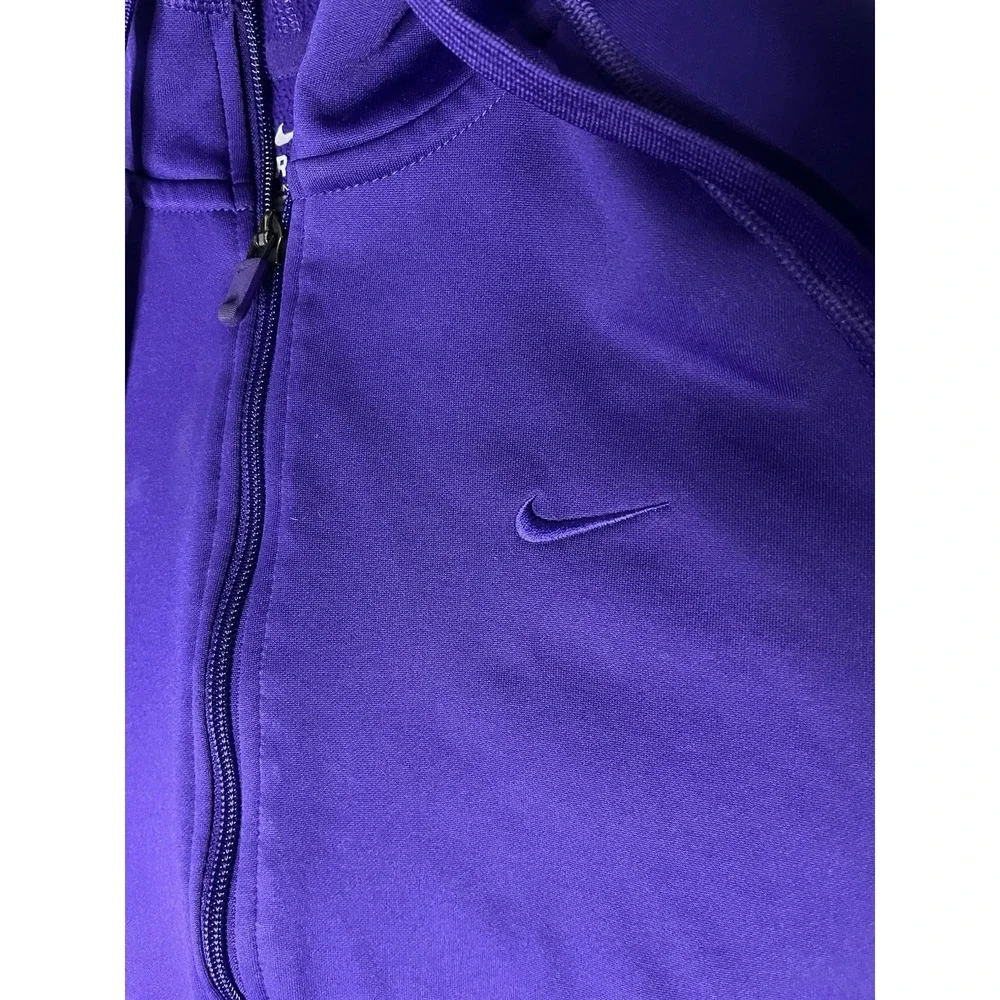 Nike Therma Fit Full Zip Hooded Jacket Women's Medium Purple 683656-547